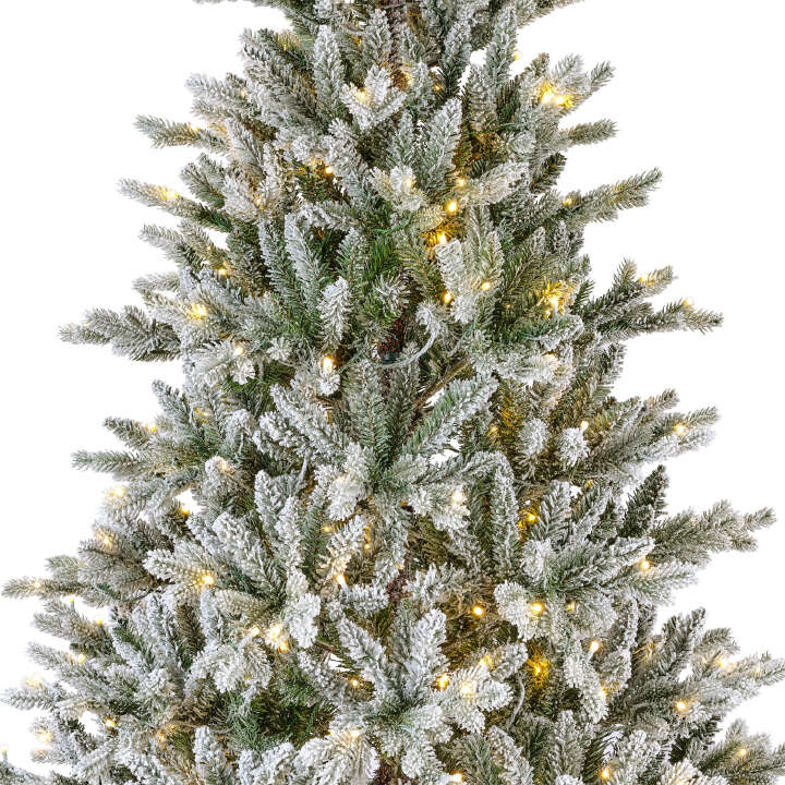 EVERLANDS Künstlicher Weihnachtsbaum Allison Kiefer beschneit LED